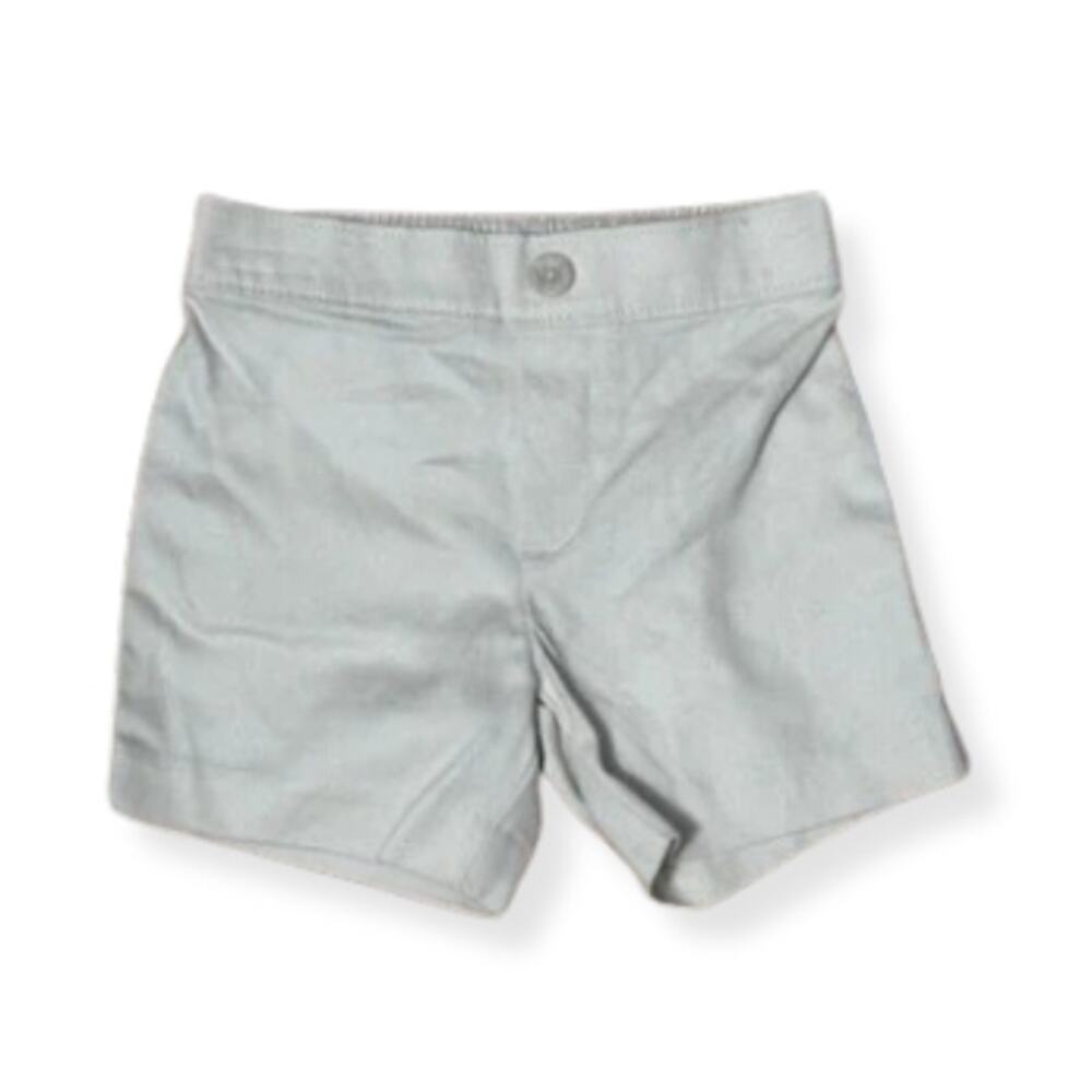 Izod Kids Khaki 100% Cotton Shorts 12 Months Chino Style Casual NWOT